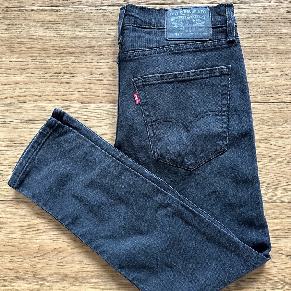 Levi's 512 Men's Dark Gray Slim Jeans